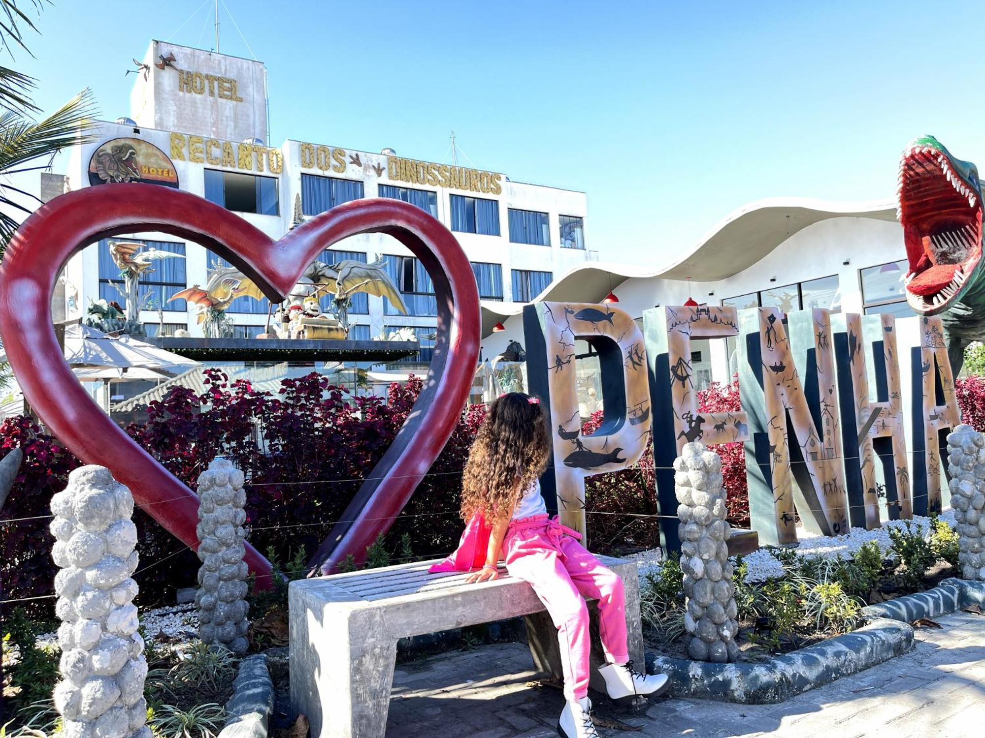 Hotel Recanto Dos Dinossauros 佩尼亚 外观 照片