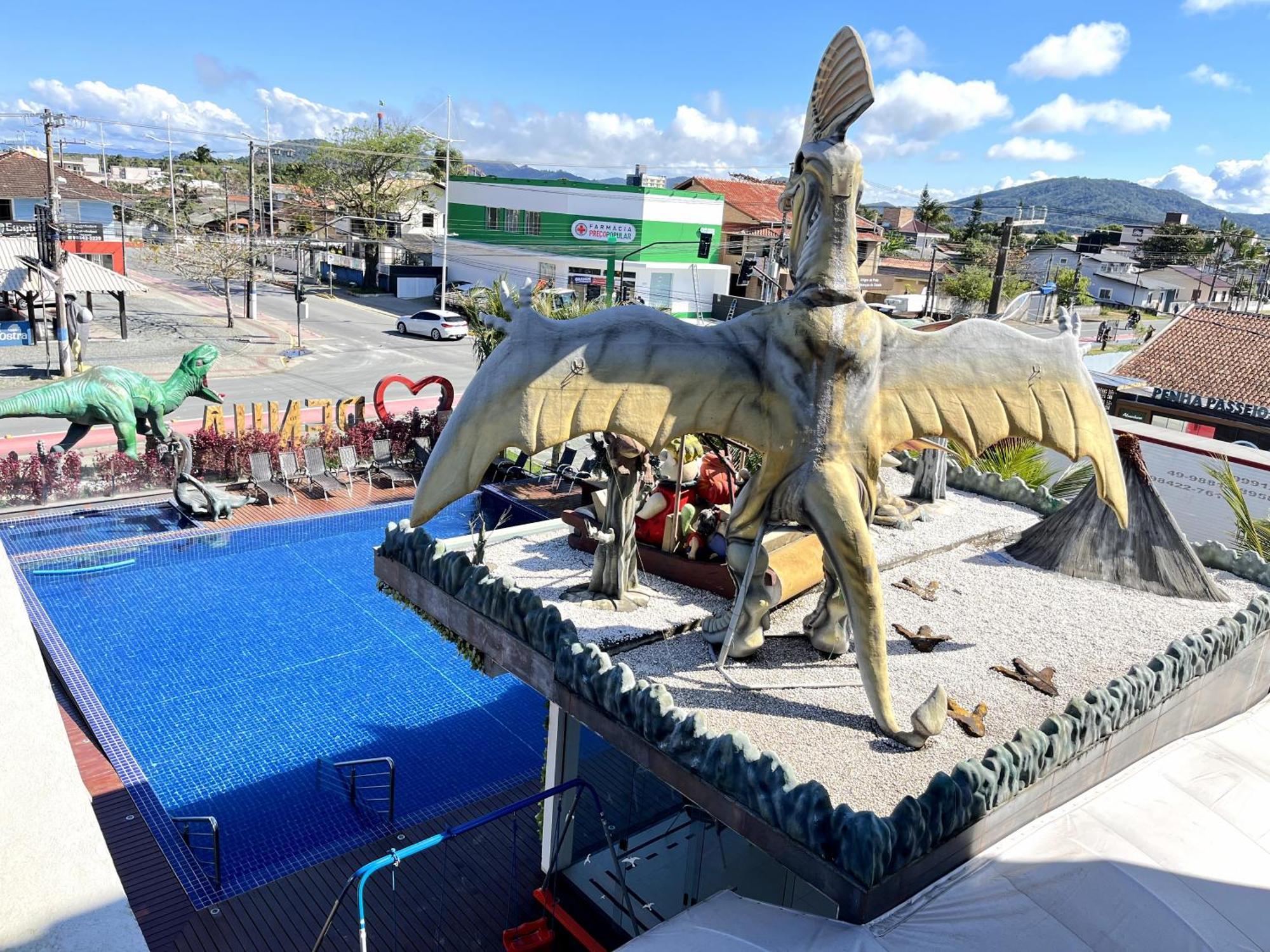 Hotel Recanto Dos Dinossauros 佩尼亚 外观 照片