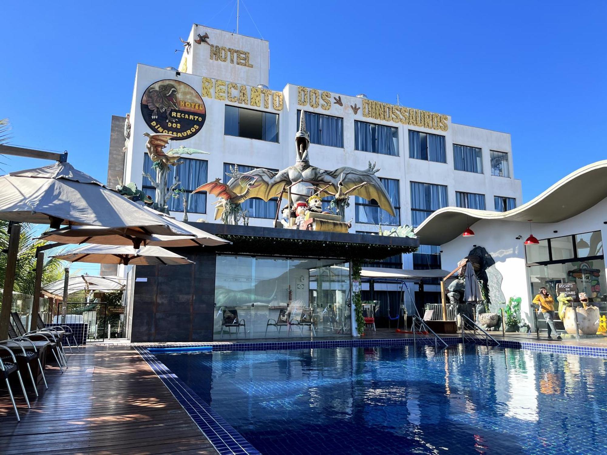 Hotel Recanto Dos Dinossauros 佩尼亚 外观 照片